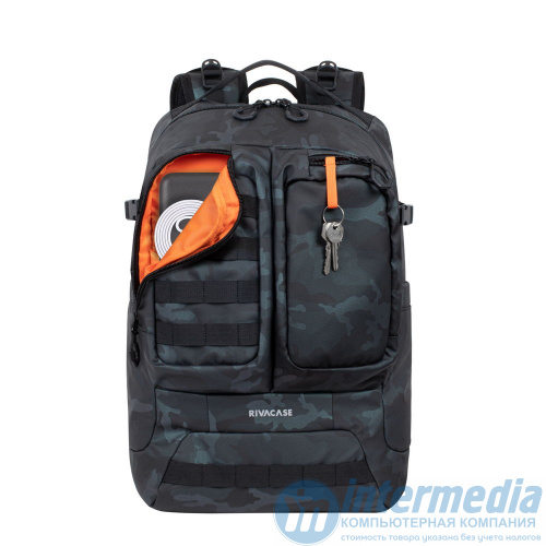 Сумка RivaCase 7661 Navy Camo 32L Backpack 17.3" - Интернет-магазин Intermedia.kg