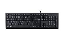 Клавиатура A4Tech  KR-90 COMFORT USB ROUND EDGE KEYBOARD BLACK US+RUSSIAN