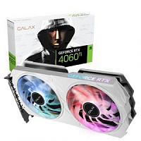 Видеокарта GALAX GeForce RTX4060Ti EX WHITE 1-Click OC 8GB GDDR6 128bit 2655Mhz/18000Mhz DUAL Fan RGB HDMI 3xDisplayPort [46ISL8MD8BWE] - Интернет-магазин Intermedia.kg