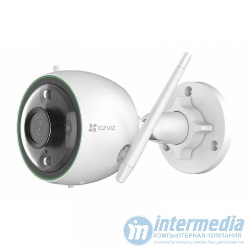 IP camera EZVIZ Н3С LED(2.8mm) цилиндр, уличная 2MP,LED 30M,WiFi,MIC,microSD CS-H3C-R100-1K2WFL