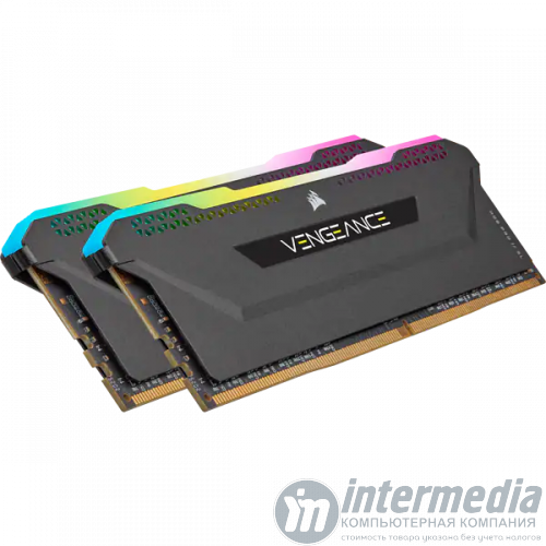 Оперативная память DDR4 Corsair VENGEANCE RGB PRO SL 16GB (2x8GB) 3600MHz (CMH16GX4M2D3600C18)