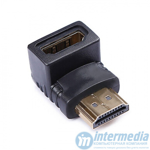 Переходник HDMI папа - HDMI мама (Г-образный)
