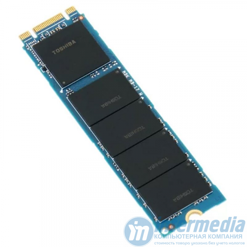 Диск SSD 256GB Toshiba BG4 (KIOXIA) KBG40ZNV256G, M.2 2280 PCIe 3.0 x4 NVMe 1.3, Read/Write up to 2200/1400MB/s, OEM