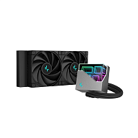 Система водяного охлаждения процессора DeepCool LT520 Black 2x120mm Fan A-RGB LED LGA1700/1200/115X AMD AM4/AM5