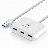 HUB UGREEN CR113 USB 3.0 Hub 1m (White)  20283 - Интернет-магазин Intermedia.kg