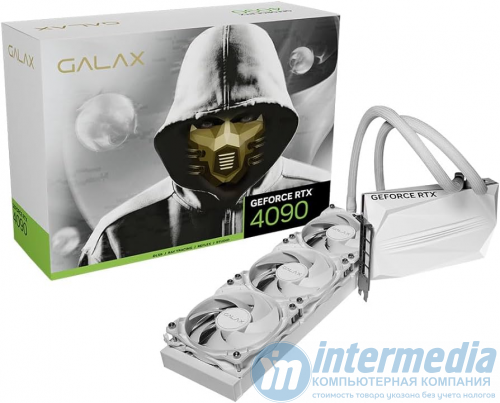 Видеокарта GALAX GeForce RTX 4090 Hydro White 24GB GDDR6X 384bit 2580Mhz/21000Mhz TRIPPLE Fan HDMI 3xDisplayPort 1.4a [49NXM5MD7FAI]