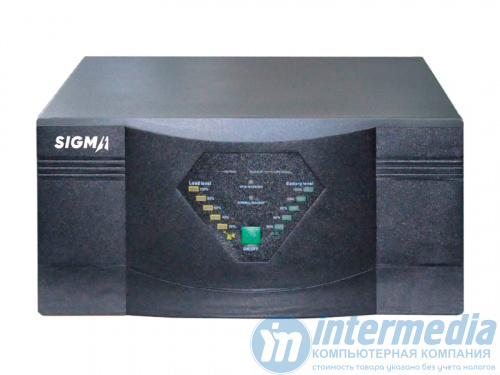 Инвертор SIGMA XL-1500 Мощность: 1500VA/1200W/Вход 24В и/или 220В/Выход 220В/AVR/Чистая синусоида на выходе/Функция заряда батарей 20A