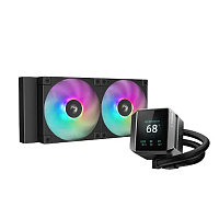 DEEPCOOL MYSTIQUE 240 ARGB 120*2 PWM ARGB FAN 2.8” 640x480 TFT LCD ARGB PUMP LGA20xx/1700/1200/115*