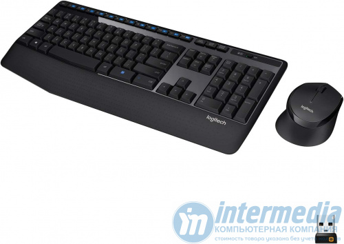 Клавиатура + Мышь Logitech MK345, Wireless, Black