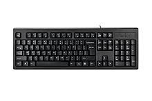 Клавиатура A4Tech  KM-720 FN-KEY MULTIMEDIA KEYBOARD USB BLACK US+RUSSIAN