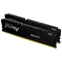 Оперативная память DDR5 64GB 6000MT/s DDR5 CL30 DIMM (Kit of 2) FURY Beast Black XMP KF560C30BBK2-64