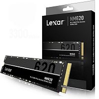 Диск SSD 512GB Lexar M.2, NVME PCIe Gen 3, 2280 TLC 3D, Read/Write up 3500/2400MB/s, 240000 IOPS [LNM620X512G-RNNNG]