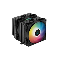 Кулер для процессора DEEPCOOL AG620 BLACK ARGB LGA115*/1700/1200/20*/AMD 2x120mm PWM  fan,300-1850rpm,6HP - Интернет-магазин Intermedia.kg