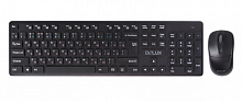 Клавиатура + Мышь Delux DLD-1505OGB, Беспроводная мышь 2.4G, 1000DPI, Нано-ресивер, Кол-во стандартных клавиш 104, Чёрный, - Интернет-магазин Intermedia.kg