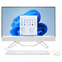 Моноблок HP AIO 24-CB1021NH I5-1235U (up to 4,4Ghz), 48GB DDR4, 1TB NVMe m.2 SSD, 23.8" FHD VA, Intel Iris XE Graphics, WiFi, BT, Rj45 LAN, HDMI, WebCam, DOS, клавиатура + мышь Eng, белый [6P0E3EA#BH5