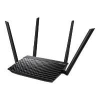 Роутер Wi-Fi ASUS RT-AC1200 V.2 Dual-Band 867MB/s 5Ghz, 300MB/s 2.4GHz, 4x100Mb LAN, IPv6, MIMO, 4 antennas, ASUS Router APP - Интернет-магазин Intermedia.kg