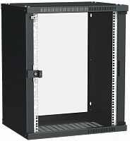 LWE5-15U64-GF ITK Шкаф LINEA WE 15U 600x450мм дверь стекло черный шт - Интернет-магазин Intermedia.kg