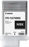 Картридж Canon/PFI-107BK/Струйный широкоформатный/№107/черный/130 мл/совместимый Canon iPF680, Canon iPF685, Canon iPF670, Canon iPF770, Canon iPF780, Canon Ipf785