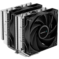 Кулер для процессора DEEPCOOL AG620 LGA115*/1700/1200/20*/AMD 2x120mm Black PWM  fan,300-1850rpm,6HP