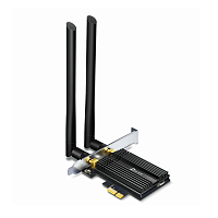 Адаптер Wi-Fi PCI TP-LINK Archer TX50E AX3000 Dual-Band Wi-Fi 6, 2402Mb/s 5GHz+574Mb/s 2.4GHz, 2 антенны, Bluetooth 5.0 - Интернет-магазин Intermedia.kg