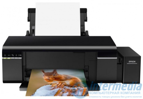 Принтер Epson L805 (A4, 37/38ppm Black/Color, 12sec/photo, 64-300g/m2, 5760x1440dpi, CD-printing, US