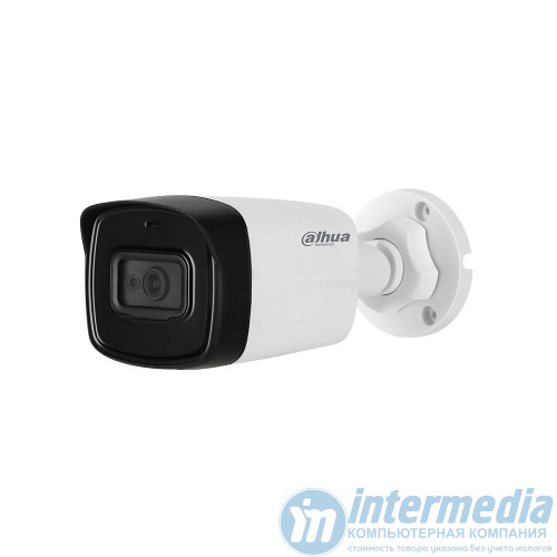 IP camera DAHUA DH-IPC-HFW1230MP-A-I2-B-S5(3.6mm) цилиндр,уличная 2MP,IR 60M,MIC,METAL-PL