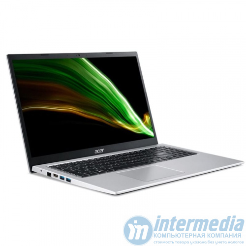 Ноутбук Acer Aspire A315-35 Silver Intel N4500 (up to 2.8Ghz), 4GB, 500GB, Intel HD Graphics, 15.6" LED FULL HD (1920x1080), WiFi, LAN RJ45, BT, Cam, DOS, Eng-Rus - Интернет-магазин Intermedia.kg