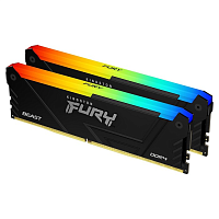 Оперативная память 16GB 3600MT/s DDR4 CL17 DIMM (Kit of 2) FURY Beast RGB KF436C17BB2AK2/16