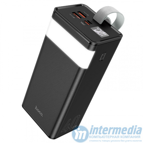 Power Bank HOCO J86 Powermaster 22.5W fully compatible power bank (40000mAh), input: microUSBx1 Type-Cx1, output: USBx2, black