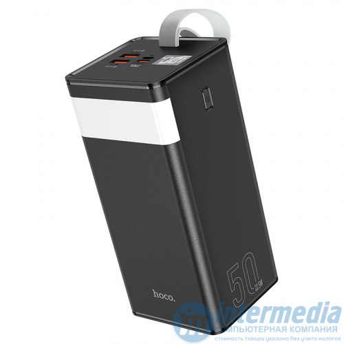 Power Bank HOCO J86A Powermaster 22.5W fully compatible power bank (50000mAh), input: microUSBx1 Type-Cx1, output: USBx2, black