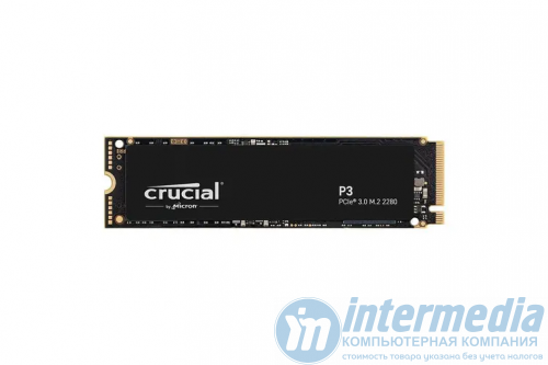 Диск SSD M.2 Crucial P3 4TB CT4000P3SSD8 NVM Express/PCIe Gen3*4