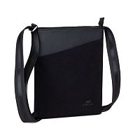 Сумка RivaCase 8509 CARDIFF Black Crossbody bag 8" - Интернет-магазин Intermedia.kg