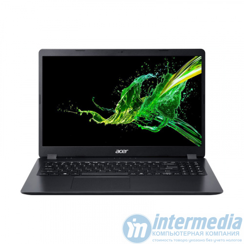 Ноутбук Acer Aspire A315-56 Black Intel Core i5-1035G1  12GB DDR4, 512GB M.2 NVMe PCIe, Intel HD Graphics 620, 15.6" LED FULL HD (1920x1080), WiFi, BT, Cam, LAN RJ45, DO - Интернет-магазин Intermedia.kg