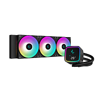 Liquid Cooler DeepCool LS720 SE DIGITAL Black 3x120mm Fan A-RGB LED LGA1700/1200/115X AMD AM4/AM5