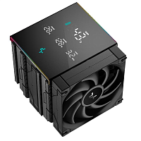 Кулер для процессора DEEPCOOL AK620 DIG. PRO LGA115*/1200/1700/AMD 2x120mm BLACK PWM FDB fan,500~1750rpm,6HP