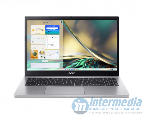 Acer Aspire A315-59 Pure Silver Intel Core i3-1215U  24GB DDR4, 1TB M.2 NVMe PCIe + 512GB M.2 NVMe PCIe, Intel UHD Graphics 64EUs, 15.6" LED FULL HD (1920x1080), WiFi, BT, Cam, - Интернет-магазин Intermedia.kg