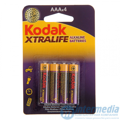 Батарейка Kodak R6-4BL EXTRA HEAVY DUTY AA (блистер 4 шт)