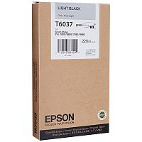Картридж струйный Epson C13T603700 Light Black (220 ml) (Stylus Pro 7880/9880) - Интернет-магазин Intermedia.kg