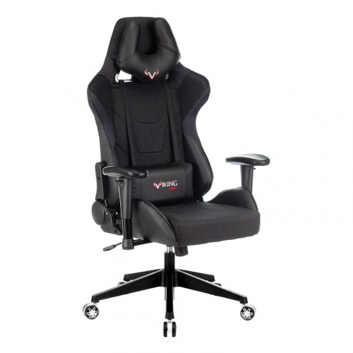 Кресло игровое Zombie VIKING 4 AERO Edition, макс.нагрузка 150 кг, регулировка высоты/наклона/жесткости, ткань/эко.кожа, черный, ID1197917