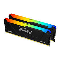 Оперативная память DDR4 64GB (2x32GB) PC-28800 (3600MHz) KINGSTON FURY BEAST RGB KF436C18BB2AK2/64