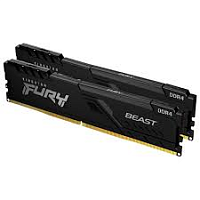 Оперативная память DDR5 32GB (2x16GB) PC-41600 (5200MHz) KINGSTON FURY BEAST BLACK KF552C40BBK2-32