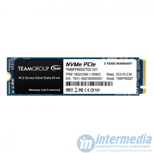 Диск SSD M.2 TEAM GROUP-128GB MS33 (1500/500MB/s) NVM Express/PCIe Gen3.0 SATA-3