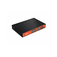 WI-PMS312GF wi-tek Управляемый Коммутатор оснащен 8 портами 1000Base-T стандарта 802.3af/at (PoE, PoE+) 150 Вт, 4 комбо портами SFP/1000Base-T, 1 консольным портом. шт - Интернет-магазин Intermedia.kg