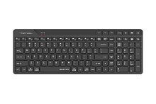 A4TECH FSTYLER FBK27C AS BLUETOOTH+2.4G WIRELESS RECHARGEABLE KEYBOARD USB BLACK US+RUSSIAN