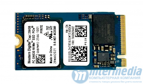 Диск SSD  WD SN530 256GB M.2 2242 PCI-E NVMe Gen3 X2 BULK