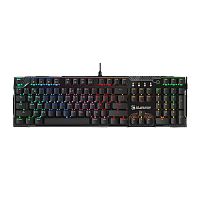 Клавиатура A4Tech BLOODY B810R LIGHT STRIKE RGB GAMING MECHANICAL BLUE SWITCH KEYBOARD USB US+RUSSIAN