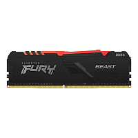 Оперативная память DDR4 8GB PC-28800 (3600MHz) KINGSTON FURY BEAST RGB KF436C17BBA/8