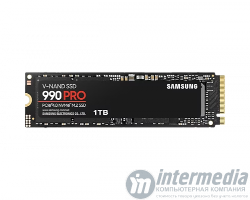 Диск SSD 1000GB Samsung 990 PRO - M.2 NVMe PCIe Read/Write 7450/6900MB/s [MZ-V9P1T0BW]