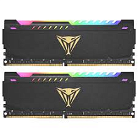 Оперативная память DDR4 16GB (2x8Gb) PC-28800 (3600MHz) Patriot Viper STEEL RGB CL20 [PVSR416G360C0K]