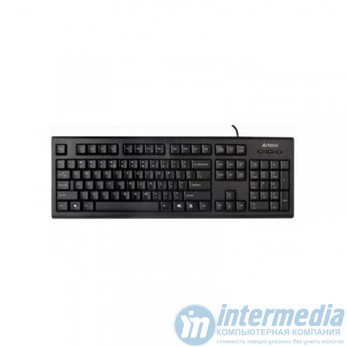 Клавиатура A4Tech KR-85USB-2M, мембранная, 105btns, 105 клавиш, 2м, USB, Анг/Рус, Чёрный